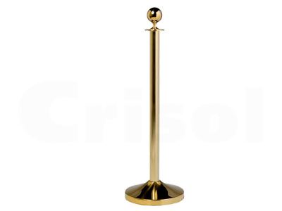 Poste acogida clásico dorado