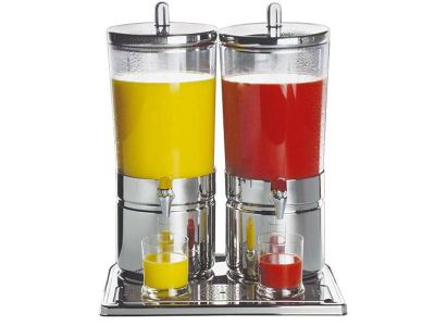 Dispensador doble zumo inox Top Fresh