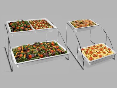 Soporte 2 cubetas GN 1/1