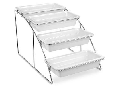 Soporte 4 cubetas GN 1/3