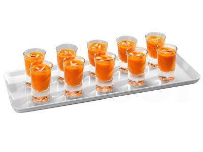 Bandeja rectangular plana