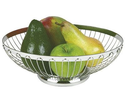 Frutero alambre inox oval