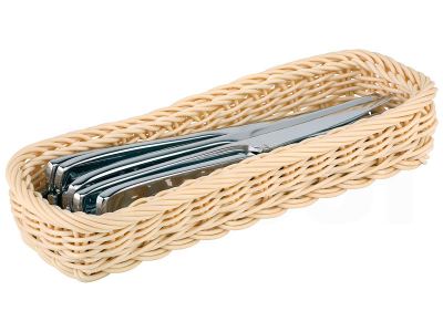 Cesta cubiertos rectangular