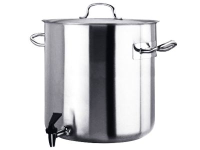 Olla con grifo y tapa INOX PRO
