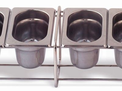 Presentador Cubetas Inox