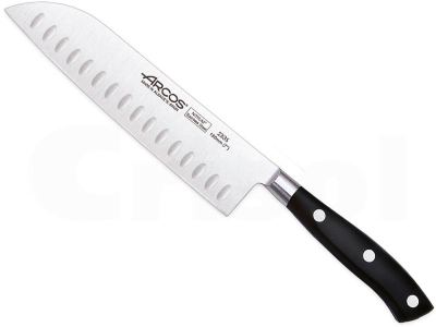 Cuchillo Santoku alveolado Riviera