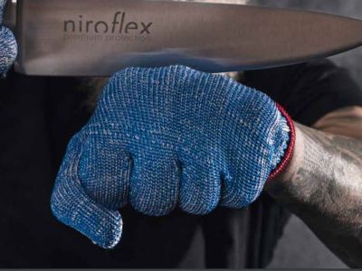 Guantes tejido BlueCut Pro