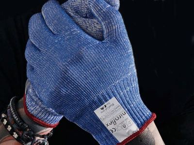 Guantes tejido BlueCut Pro