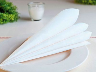 Servilletas Dry Tissue / Airlaid blancas