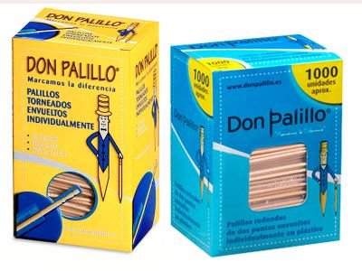 Palillos enfundados plástico