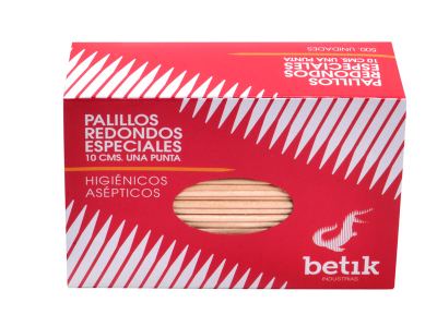 Palillos redondos 1 punta