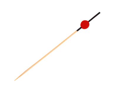Pincho bambú Fruit Pick negro/rojo