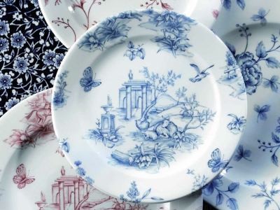 Vintage Prints Toile Prague