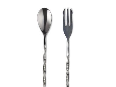 Cucharilla cóctel tridente