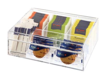 Caja Té transparente