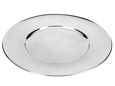 Bajoplato liso inox