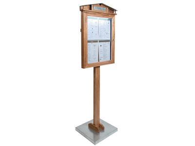 Cubremenús RUSTIC led con pie