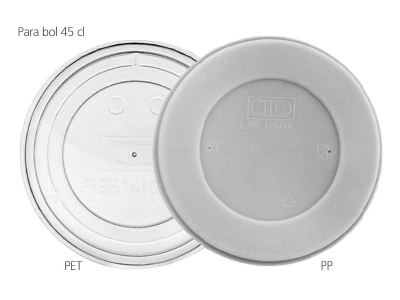 Tapa bol 45/60cl PC/PP/PET