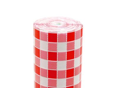 Rollo mantel gofrado cuadros