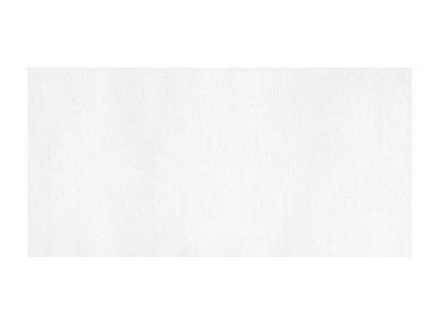 Mantel gofrado blanco plegado en M