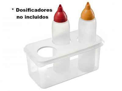 Organizador 3 dosificadores GN 1/3