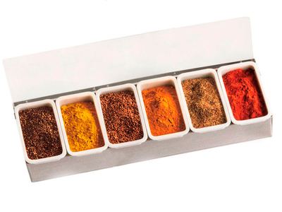 Cajas condimentos Inox
