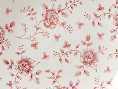 Vintage Prints Rose Chintz Cramberry