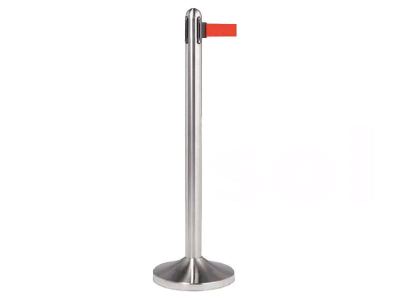 Poste acogida retráctil inox