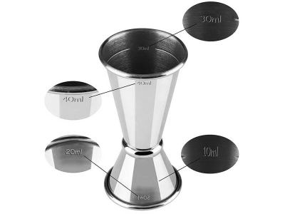Vasito medidor 2/4 cl Inox
