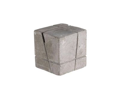 Set 4 portatarjetas hormigón cubo