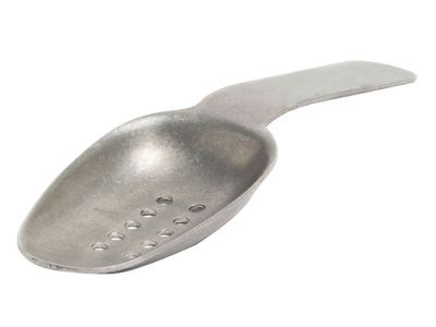 Cuchara desgustación perforada mango