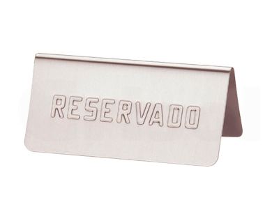 Placas de mesa Inox