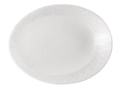 Fuente inclinada oval Bamboo