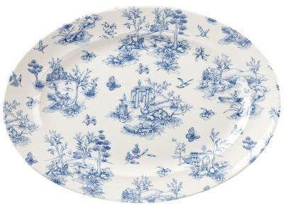 Fuente oval ala Vintage Prints
