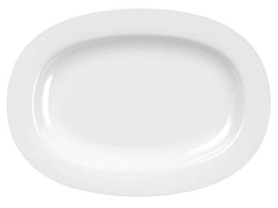 Fuente oval con ala White