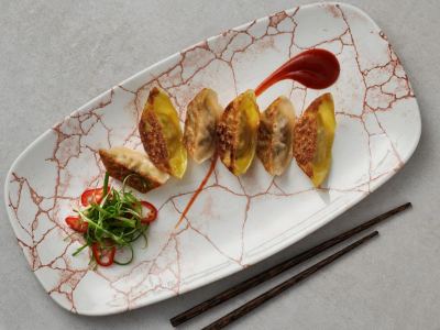 Studio Prints Kintsugi Agate Coral