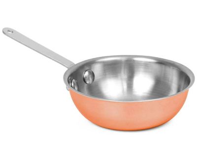 Mini wok inox
