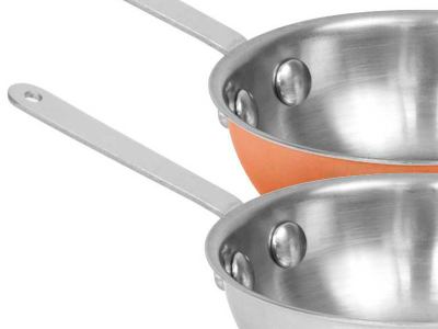 Mini wok inox