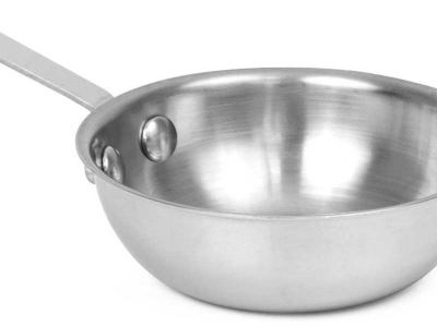 Mini wok inox