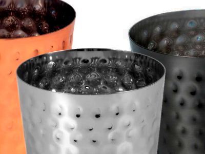 Mini vaso para servir inox