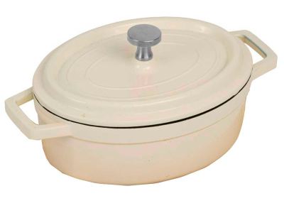 Mini cazuela oval con tapa