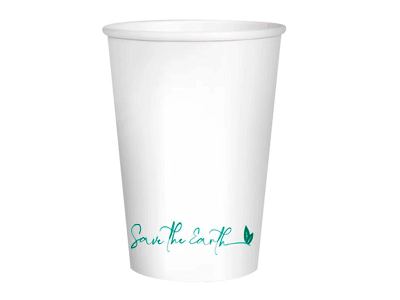 Vasos cartón blanco