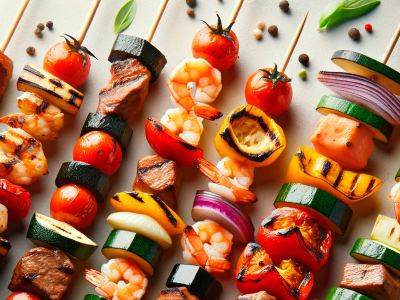 Brochetas madera