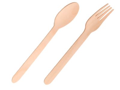 Cubiertos de madera