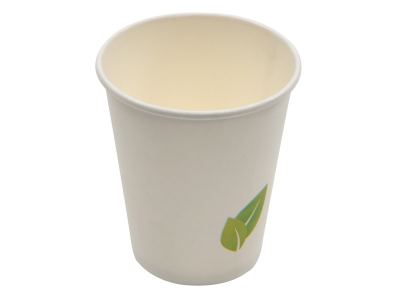 Vaso estampado hoja