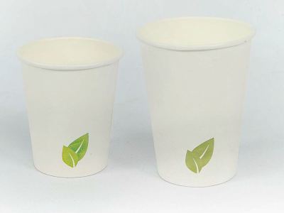 Vaso estampado hoja