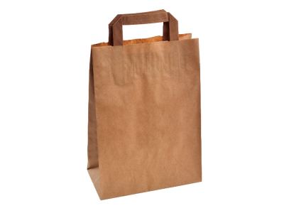 Bolsa con asa plana