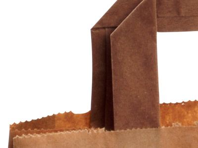 Bolsa con asa plana