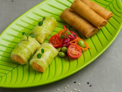 Plato Hoja melamina