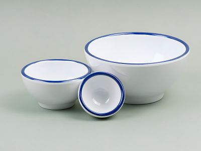 Bol borde azul